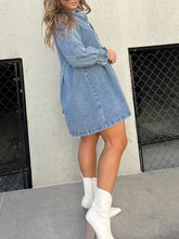 Load image into Gallery viewer, Downtown Denim Dress