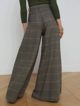 Carregar imagem no visualizador da galeria, Retro Casual Plaid Suit Wide-leg Pants