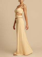 Laden Sie das Bild in den Galerie-Viewer, Elegant Backless Halter Dress