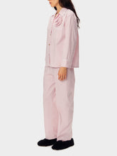 Load image into Gallery viewer, Pink Stripes Print Loose Pajama Set