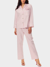 Load image into Gallery viewer, Pink Stripes Print Loose Pajama Set