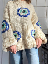 Load image into Gallery viewer, Casual Street Circle Pattern Loose Sweater