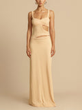 Elegant Backless Halter Dress