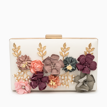 Load image into Gallery viewer, Juliet Flower Clutch Bag