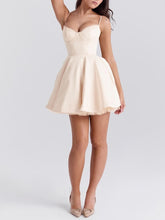 Load image into Gallery viewer, Vintage Cream Tulle Mini Dress