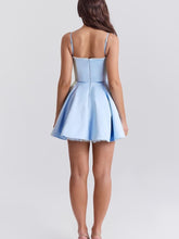 Carica l&#39;immagine nel visualizzatore di Gallery, Cinderella Blue Tulle Mini Dress