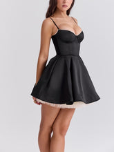 Charger l&#39;image dans la galerie, Black Tulle Mini Dress