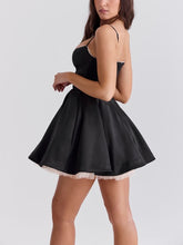 Charger l&#39;image dans la galerie, Black Tulle Mini Dress