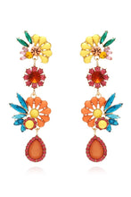 Load image into Gallery viewer, Neil Acrylic Flower Drop Earrings