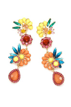Load image into Gallery viewer, Neil Acrylic Flower Drop Earrings