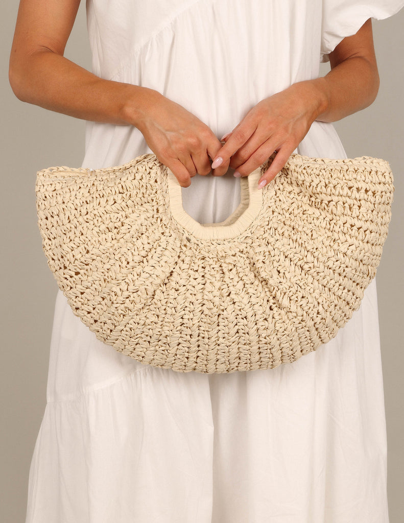 Sac en paille naturelle