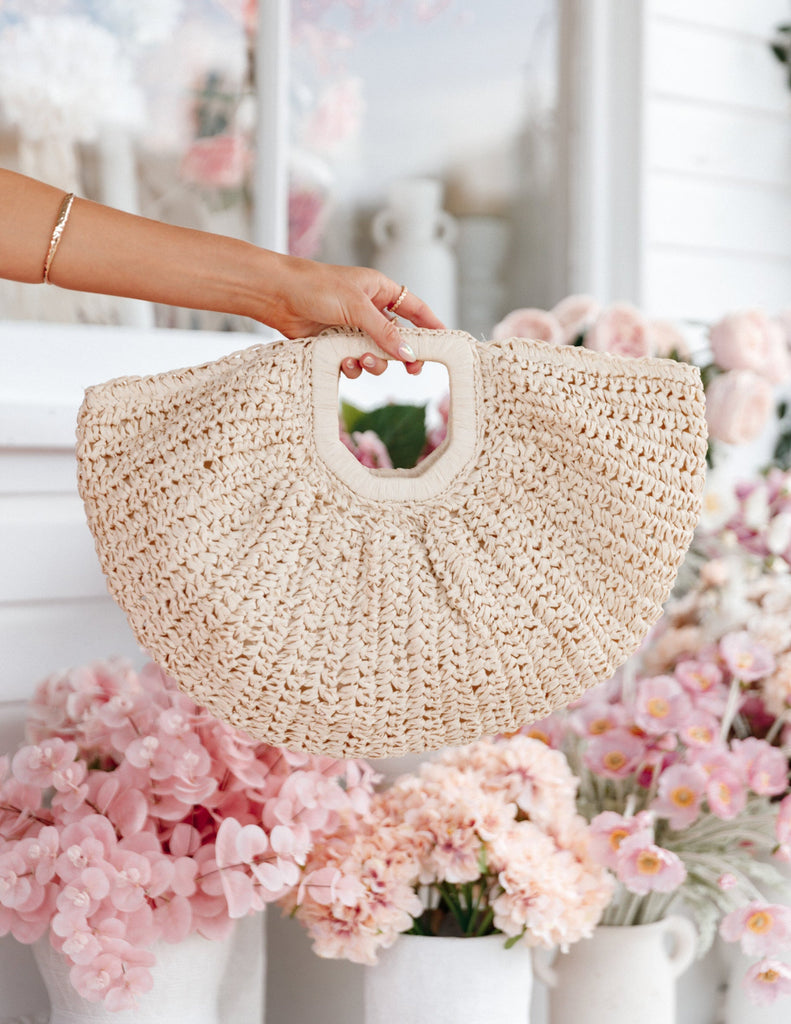 Sac en paille naturelle