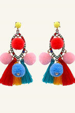 Load image into Gallery viewer, Pom Pom Tassel Earrings