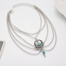 Charger l&#39;image dans la galerie, Silver Beach Boho Anklet