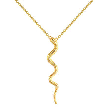 Load image into Gallery viewer, 925 Snake Pendant Necklace