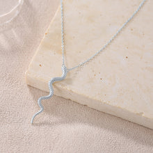 Load image into Gallery viewer, 925 Snake Pendant Necklace