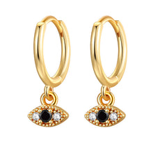 Lataa kuva Galleria-katseluun, Bohemian Round Coin Zircon Earrings