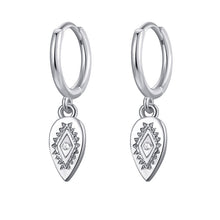 Lataa kuva Galleria-katseluun, Bohemian Round Coin Zircon Earrings