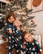 Load image into Gallery viewer, Santa Hooded Onesies Family Matching Pajamas