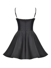 Charger l&#39;image dans la galerie, Black Tulle Mini Dress