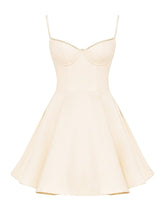 Load image into Gallery viewer, Vintage Cream Tulle Mini Dress