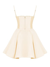 Load image into Gallery viewer, Vintage Cream Tulle Mini Dress