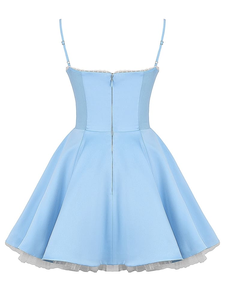 Cinderella Blue Tulle Mini Dress