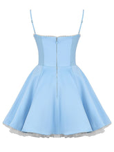 Carica l&#39;immagine nel visualizzatore di Gallery, Cinderella Blue Tulle Mini Dress