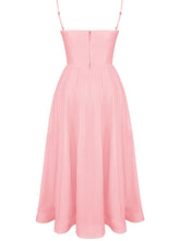 Lataa kuva Galleria-katseluun, Rose Pink Cotton Corset Sundress