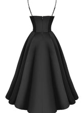 Load image into Gallery viewer, Black Tulle Midi Dress