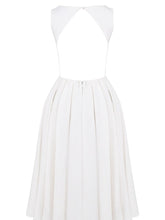 Laden Sie das Bild in den Galerie-Viewer, White Twill Midi Sundress